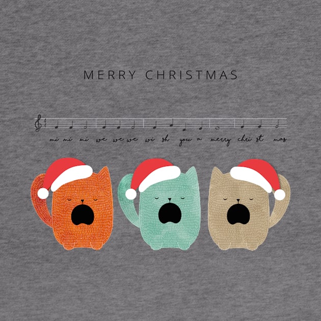 Cats Singing Xmas Song - We Wish You A Merry Christmans by madebyTHOR